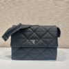 Prada Black Re-nylon Large Padded Shoulder Bag