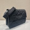 Prada Black Re-nylon Large Padded Shoulder Bag