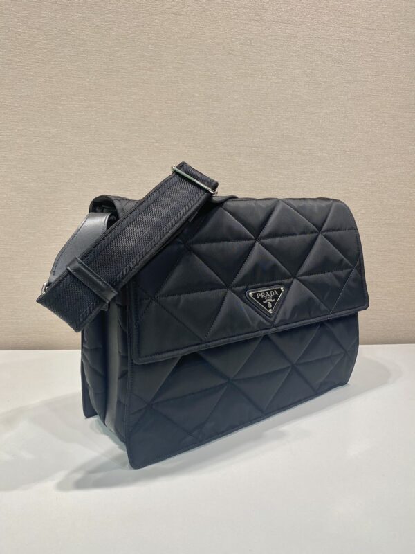 Prada Black Re-nylon Large Padded Shoulder Bag