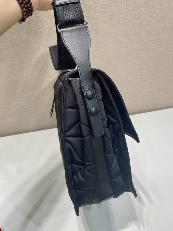 Prada Black Re-nylon Large Padded Shoulder Bag