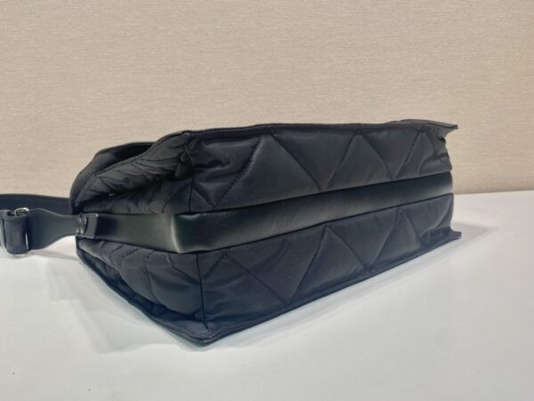 Prada Black Re-nylon Large Padded Shoulder Bag