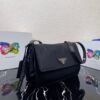 Prada  Black Medium Padded Re-nylon Shoulder Bag
