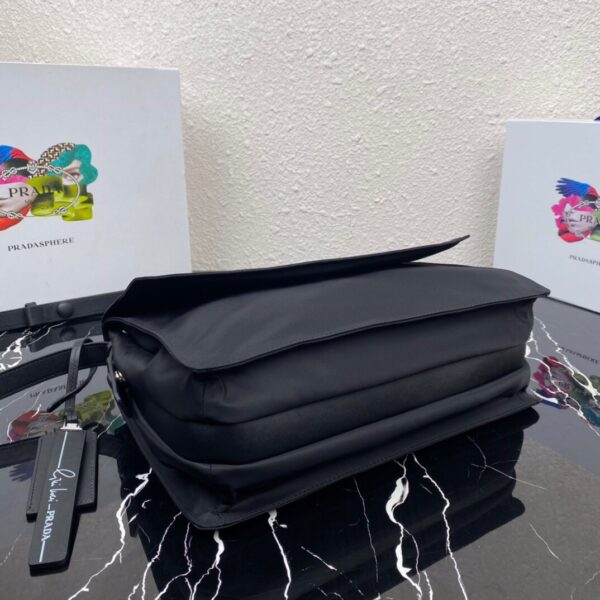 Prada  Black Medium Padded Re-nylon Shoulder Bag
