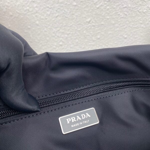 Prada  Black Medium Padded Re-nylon Shoulder Bag