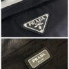 Prada Black Re-nylon And Saffiano Leather Belt Bag