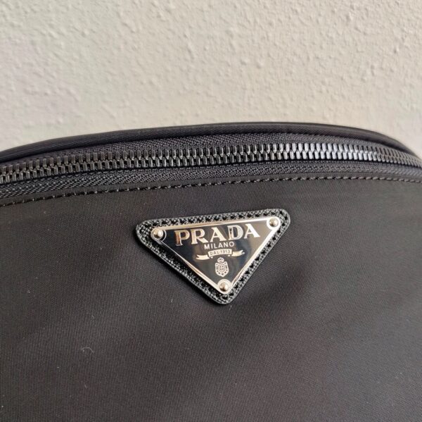 Prada  Black Re-nylon Belt Bag