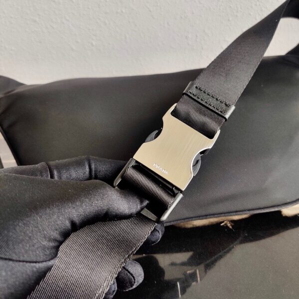 Prada  Black Re-nylon Belt Bag