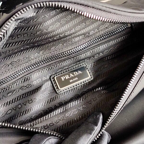 Prada  Black Re-nylon Belt Bag