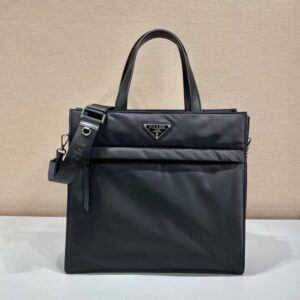 Prada Black Re-nylon Tote Bag