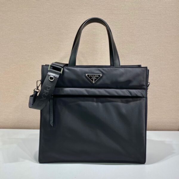 Prada Black Re-nylon Tote Bag
