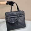 Prada Black Re-nylon Tote Bag
