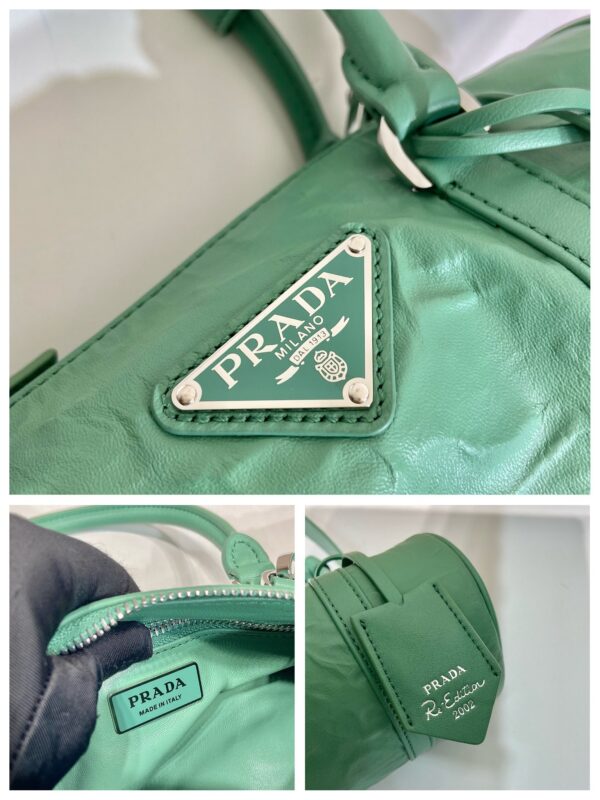 Prada Antique Nappa Leather Handbag