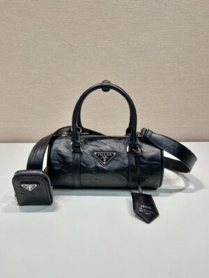 Prada Antique Nappa Leather Handbag