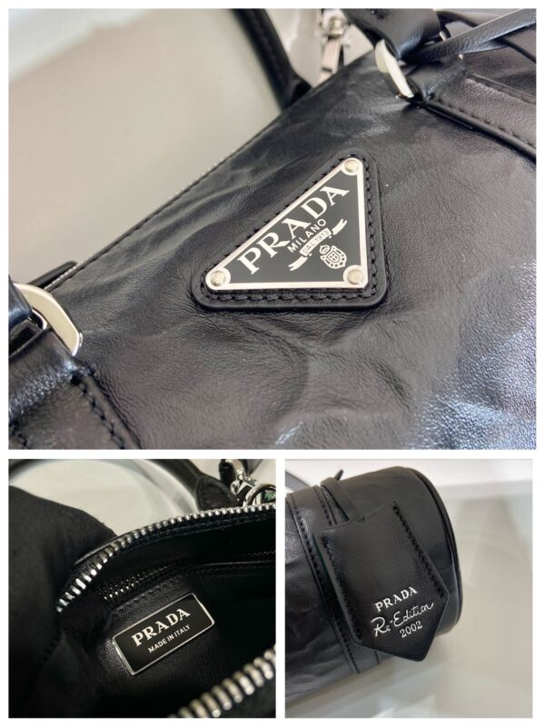 Prada Antique Nappa Leather Handbag