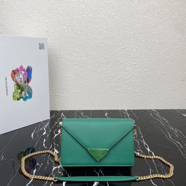 Prada Saffiano Leather Shoulder Bag