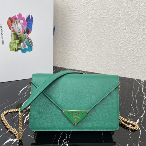Prada Saffiano Leather Shoulder Bag