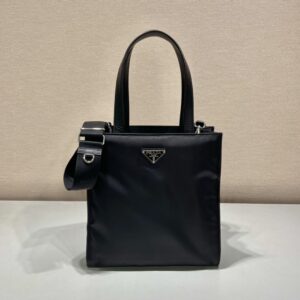 Prada Black Re-nylon Padded Tote Bag