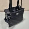 Prada Black Re-nylon Padded Tote Bag