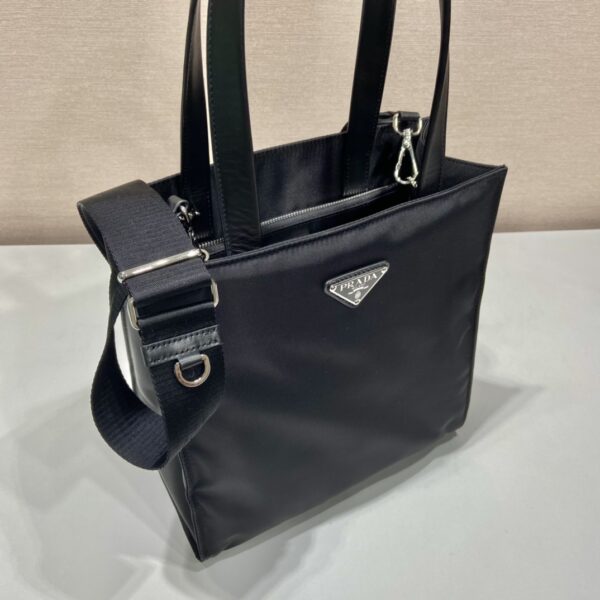Prada Black Re-nylon Padded Tote Bag
