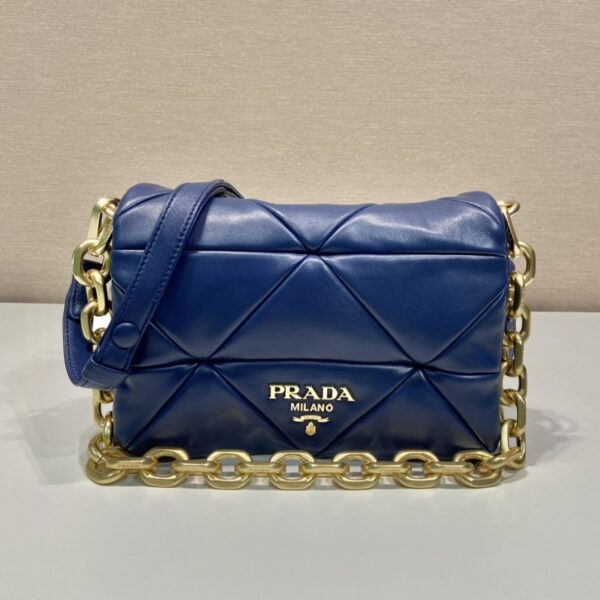 Prada System nappa patchwork shoulder bag