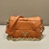 Prada System nappa patchwork shoulder bag