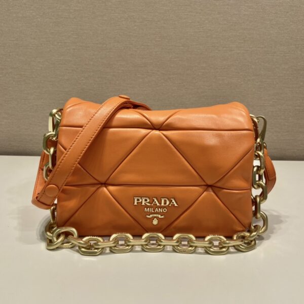 Prada System nappa patchwork shoulder bag