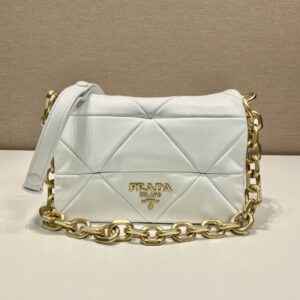 Prada System nappa patchwork shoulder bag