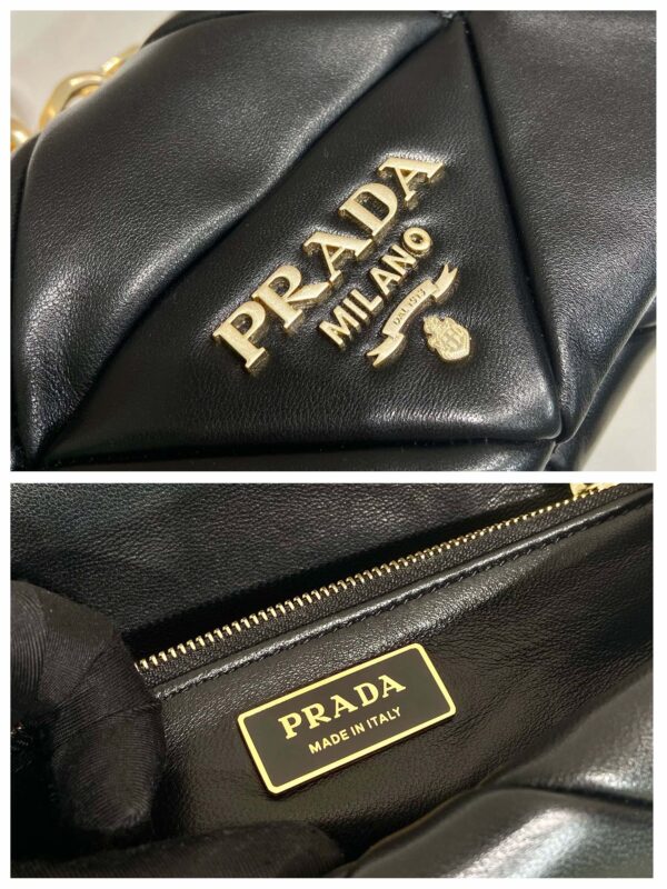 Prada System nappa patchwork shoulder bag