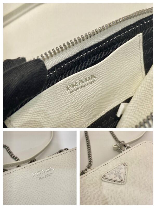 Prada Saffiano leather mini pouch