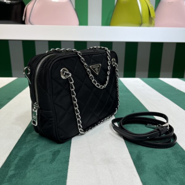 Prada Re-Edtion Nylon Quilted Black Triangle Logo