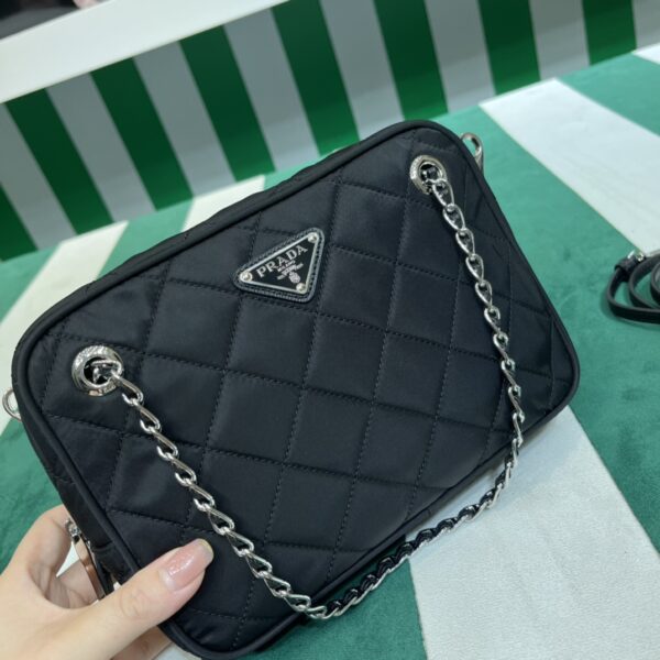 Prada Re-Edtion Nylon Quilted Black Triangle Logo
