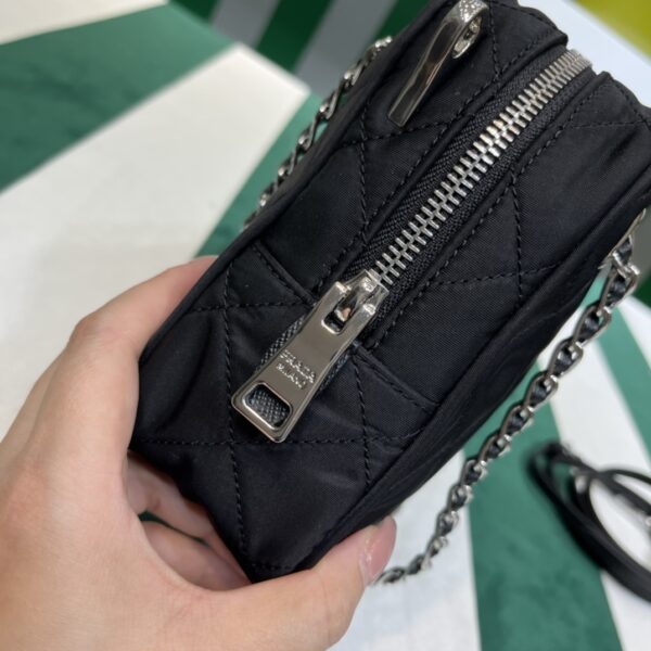 Prada Re-Edtion Nylon Quilted Black Triangle Logo
