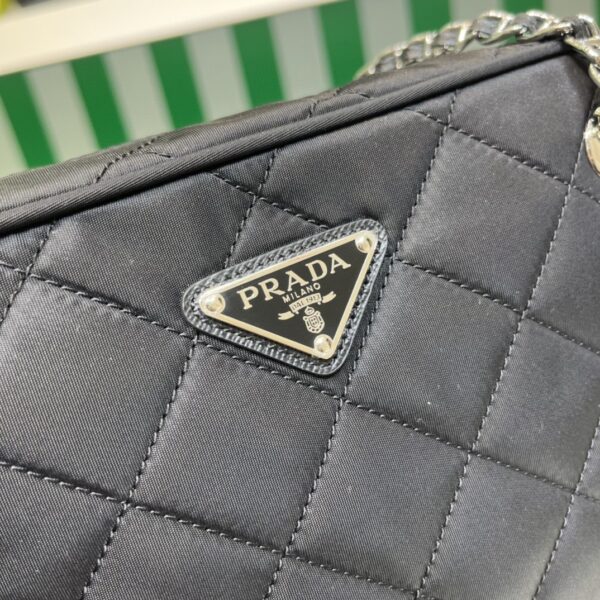 Prada Re-Edtion Nylon Quilted Black Triangle Logo