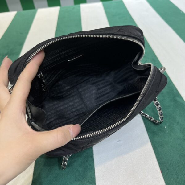 Prada Re-Edtion Nylon Quilted Black Triangle Logo