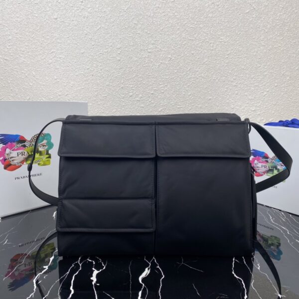Prada Black Re-nylon Large Padded Shoulder Bag