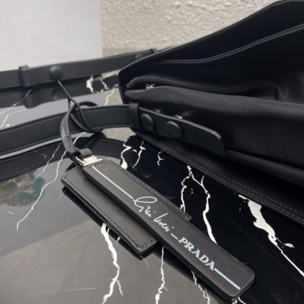 Prada Black Re-nylon Large Padded Shoulder Bag