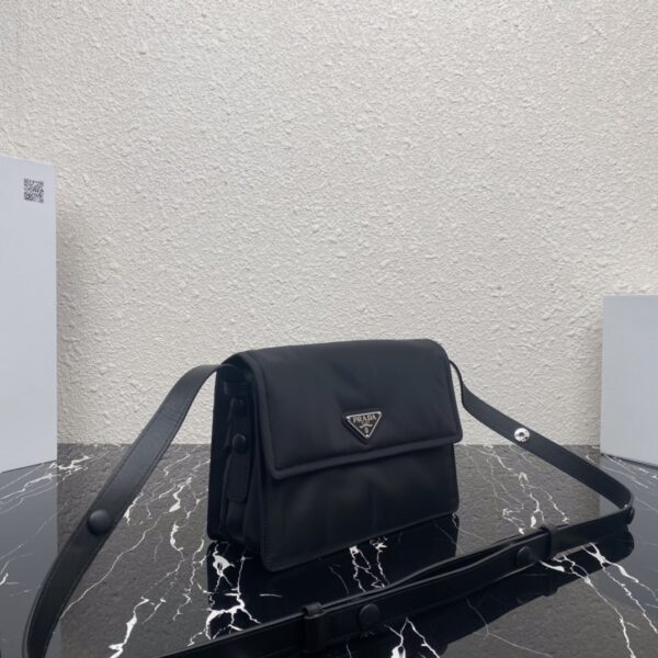 Prada Black Small Padded Re-nylon Shoulder Bag