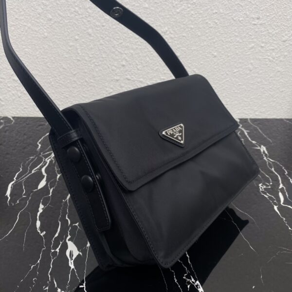 Prada Black Small Padded Re-nylon Shoulder Bag