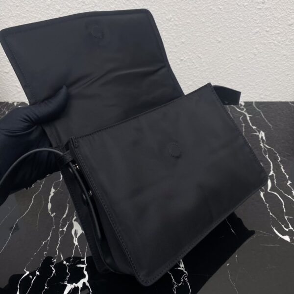 Prada Black Small Padded Re-nylon Shoulder Bag