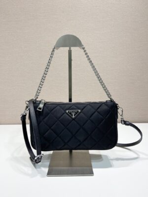 Prada Quilted Tessuto Nylon Black