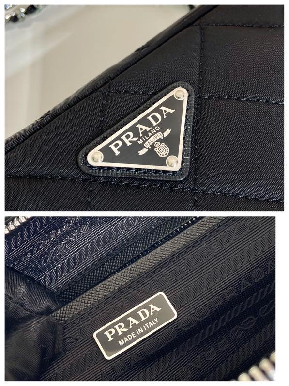 Prada Quilted Tessuto Nylon Black