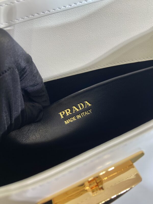 Prada brushed leather handbag