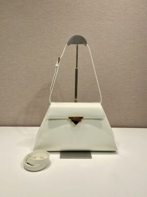Prada brushed leather handbag