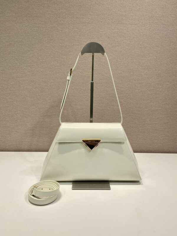 Prada brushed leather handbag