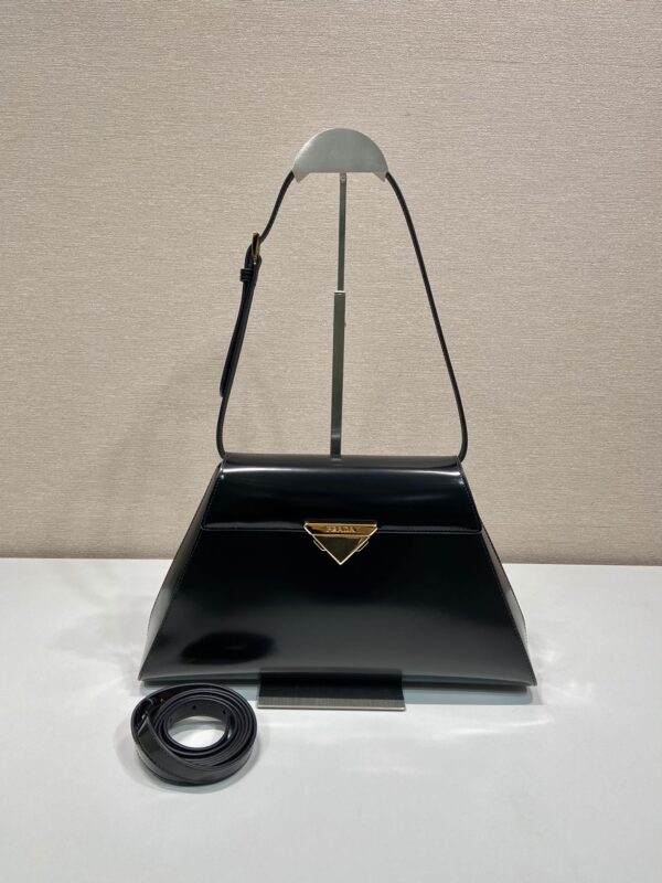 Prada brushed leather handbag