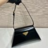 Prada brushed leather handbag