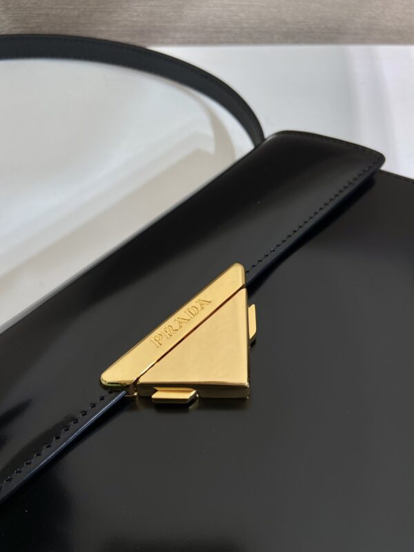 Prada brushed leather handbag