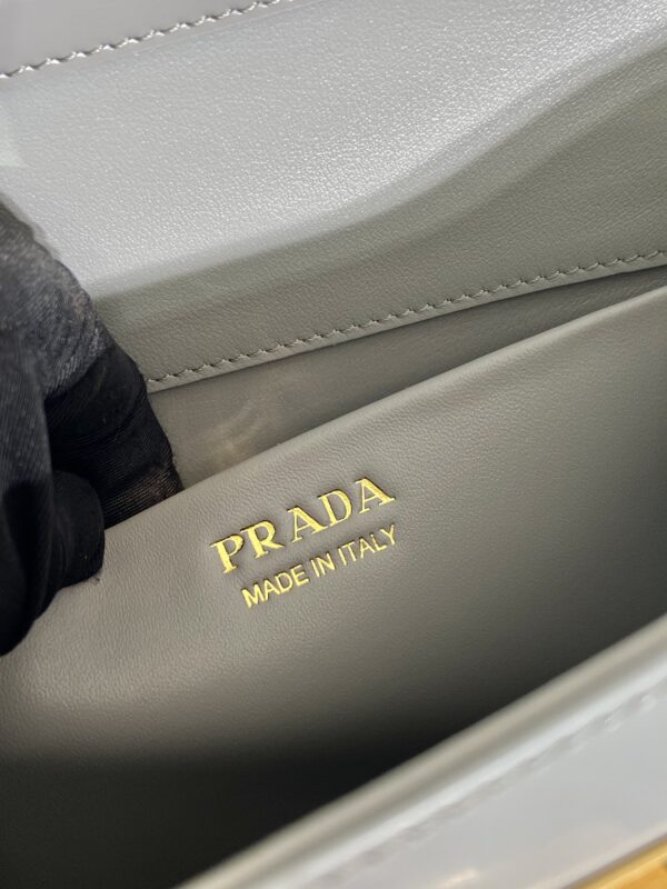 Prada brushed leather handbag