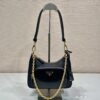 Prada Re-Nylon and brushed leather mini-bag