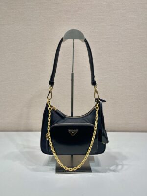 Prada Re-Nylon and brushed leather mini-bag